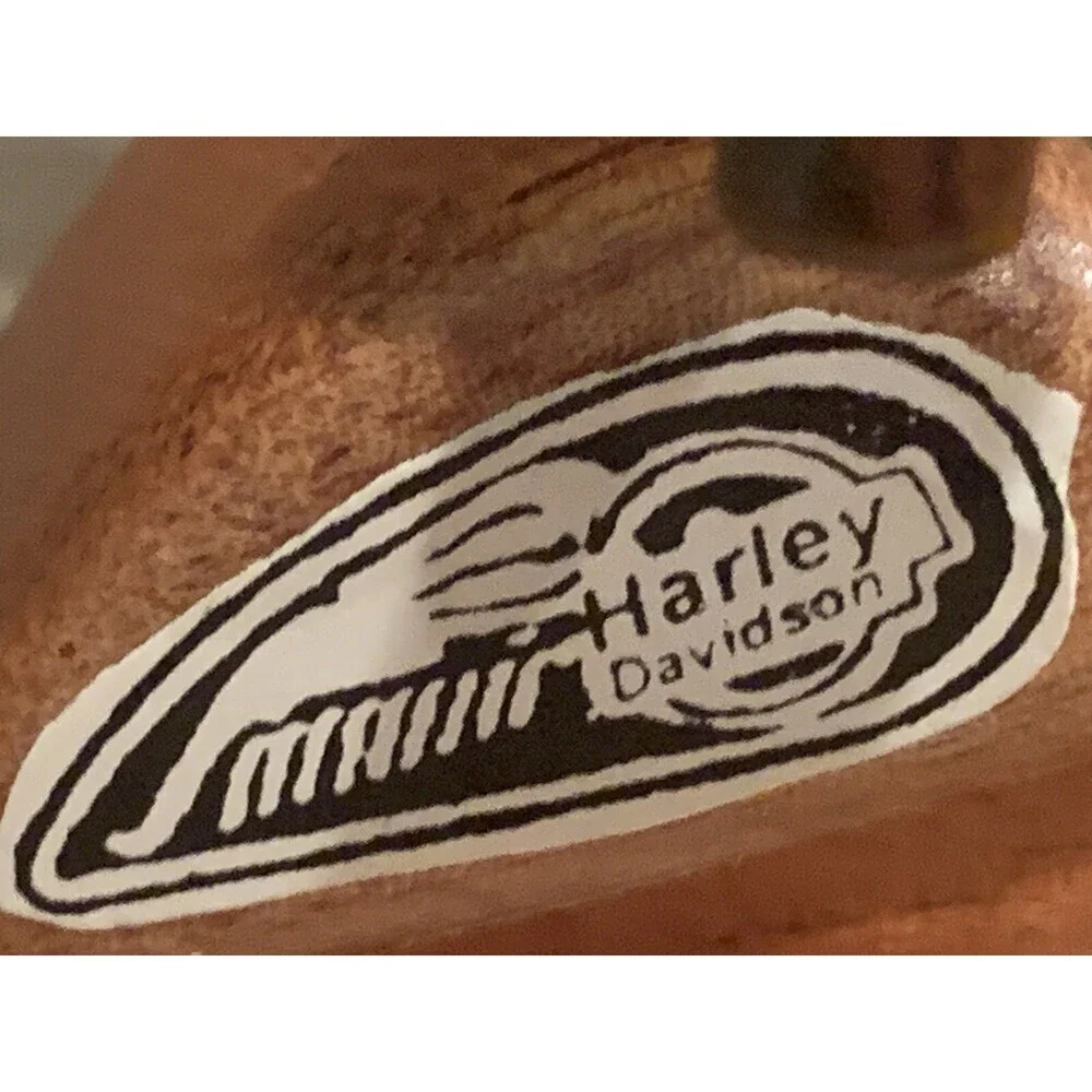 Handcrafted Wooden Harley Davidson Maui Motorcycle 8”x5”